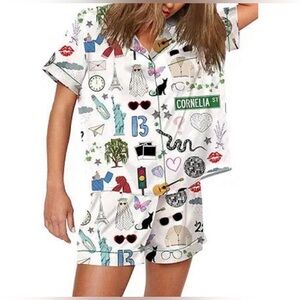 SheShow Country Music Pop Star Pajama Set NWT